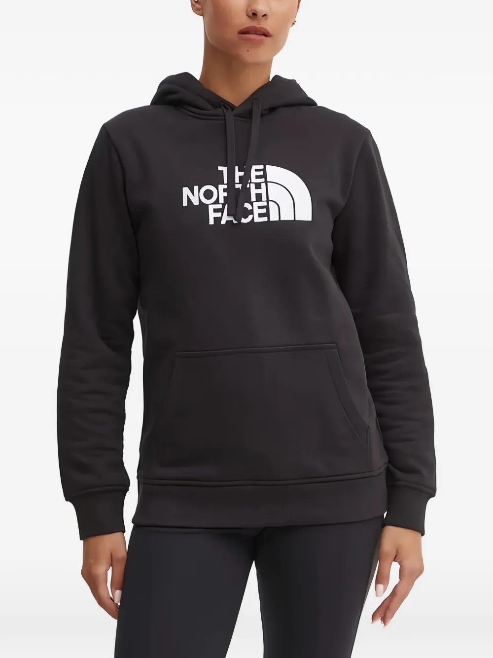 The North Face logo-print hoodie - Schwarz