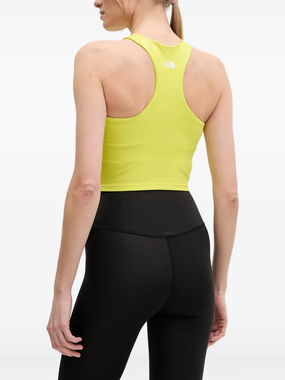 The North Face Refina Longline halterneck sports bra Geel
