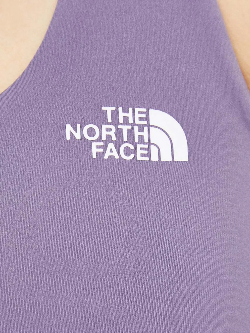 The North Face Movmynt logoprint racerback sport-bh Paars