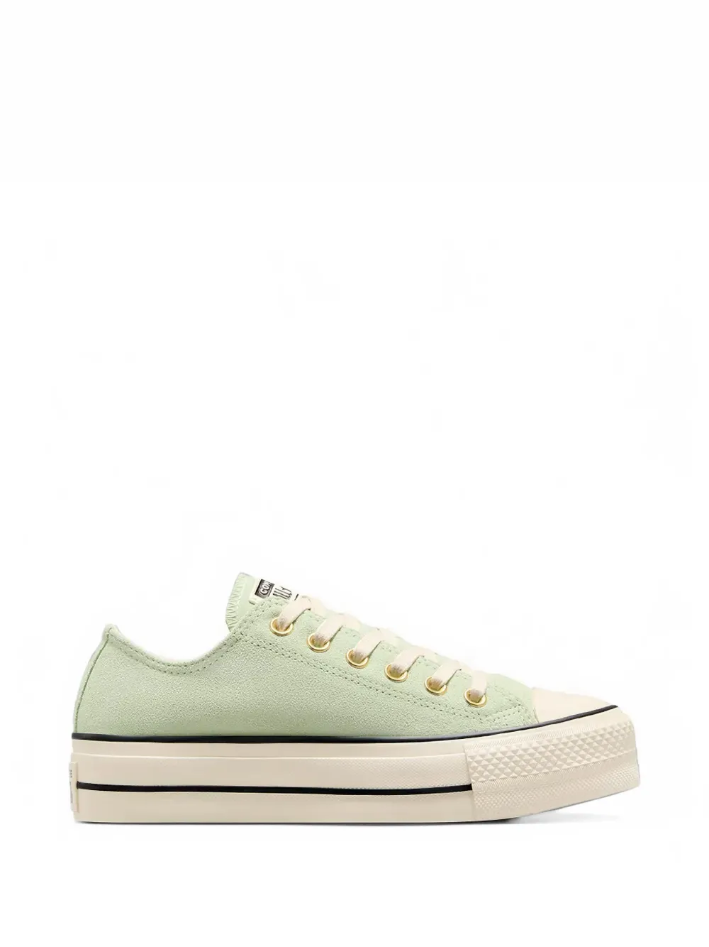 Converse Chuck Taylor All Star Lift platform suede sneakers - Verde