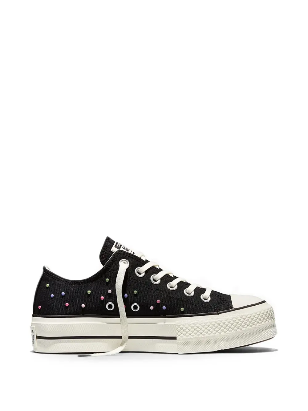 Converse Chuck Taylor All Star Lift Platform Mini Studs sneakers Zwart