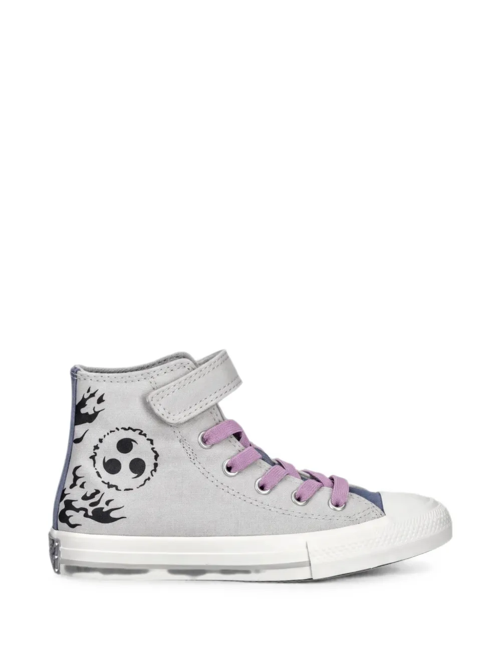Converse Kids x Naruto Shippuden Sasuke Chuck Taylor All Star print sneakers Grijs