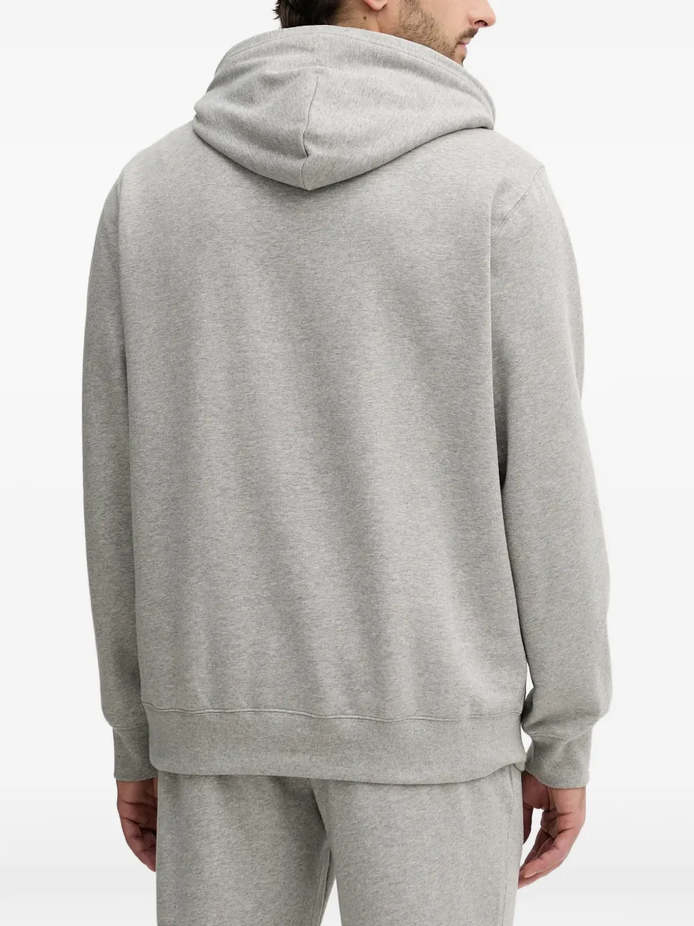 Converse logo-detail hoodie Grijs