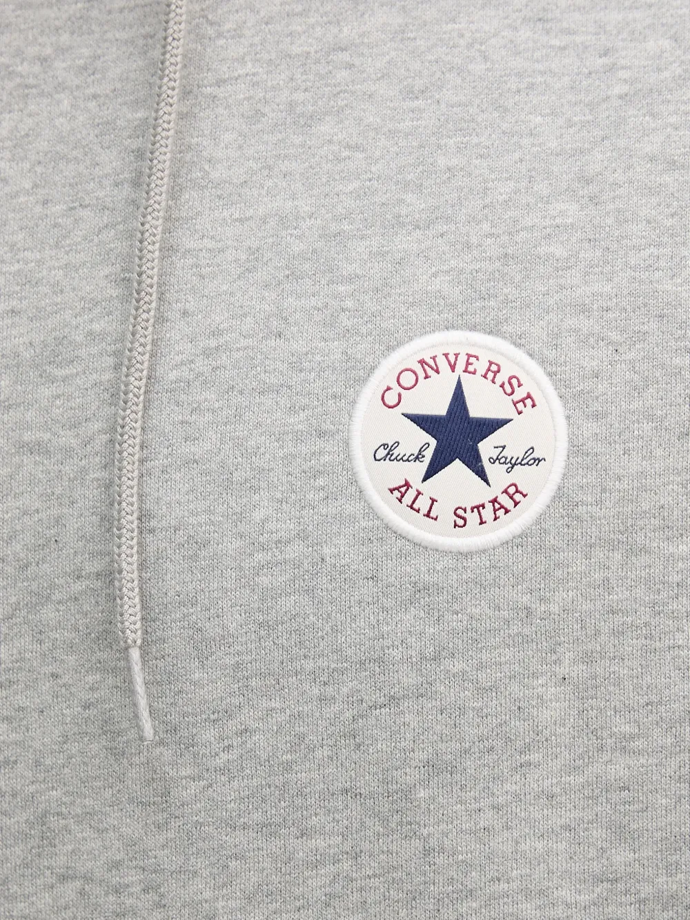 Converse logo-detail hoodie Grijs
