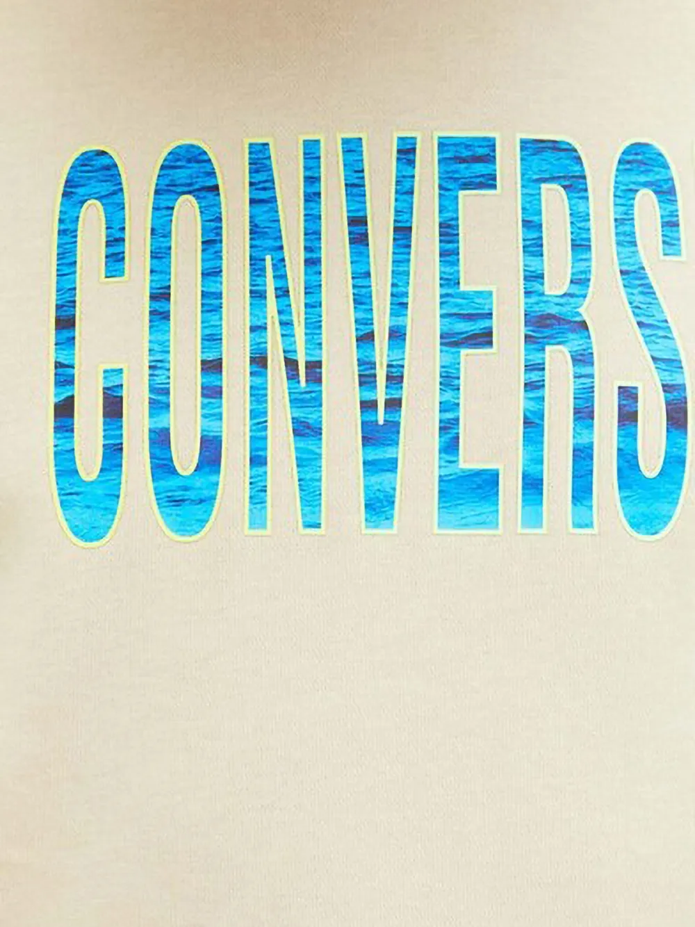 Converse Hoodie met logoprint Beige
