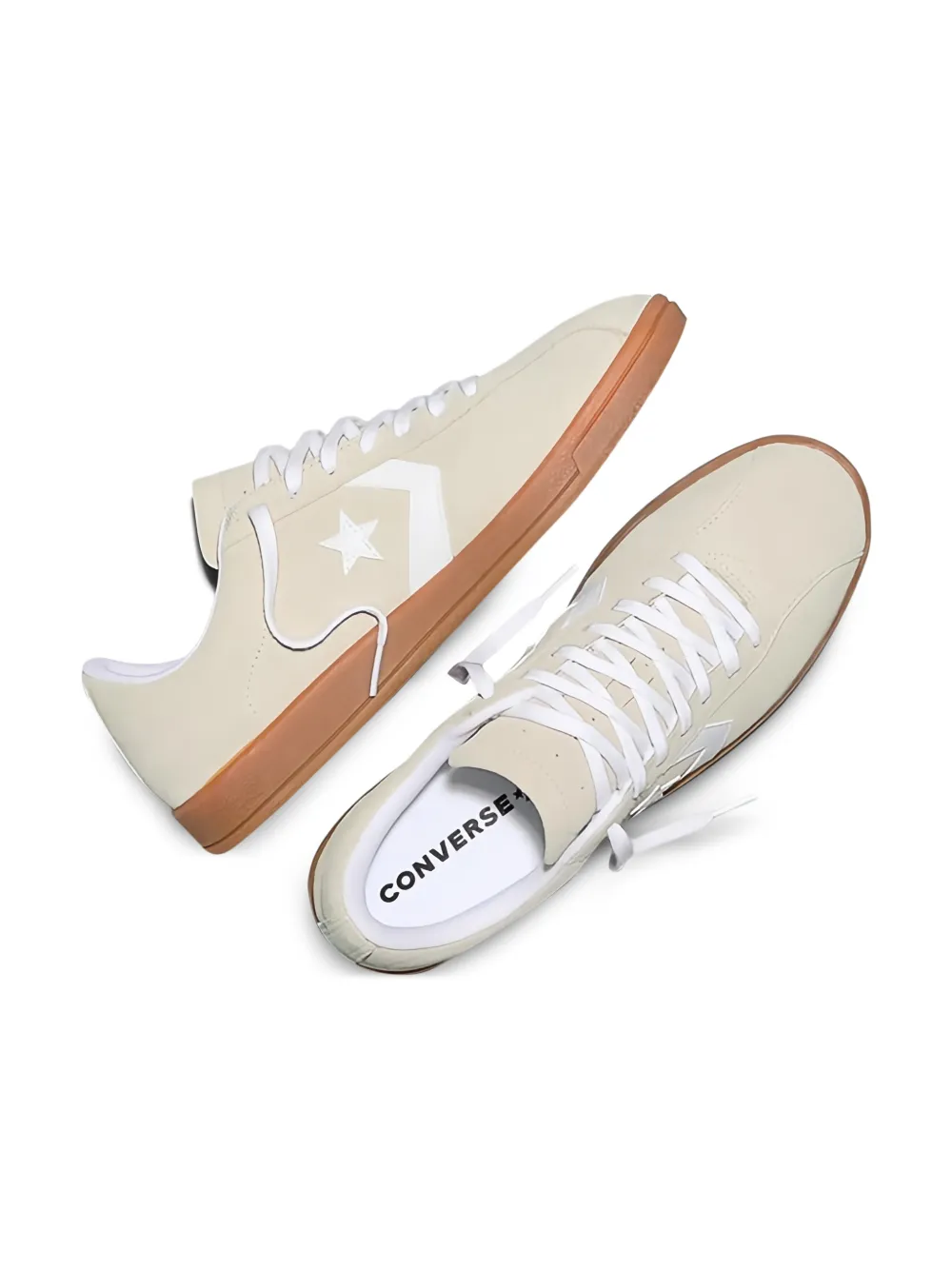 Converse star-patch sneakers Beige