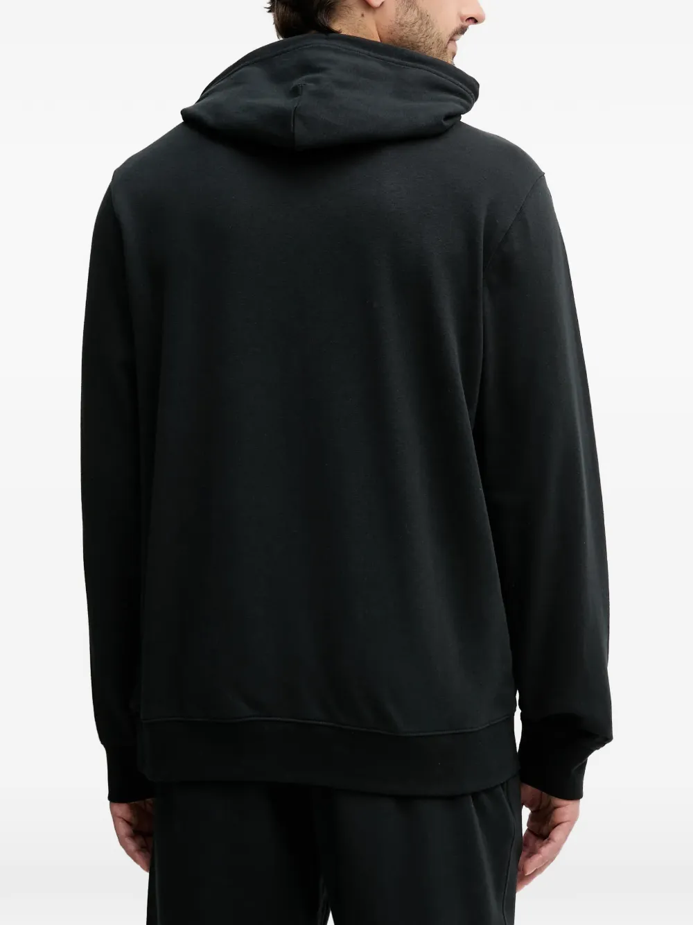 Converse embroidered Star Chevron standard-fit fleece hoodie Zwart