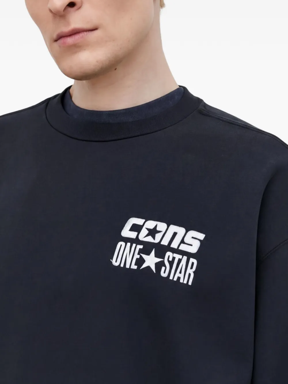 Converse Sweater met logo Zwart