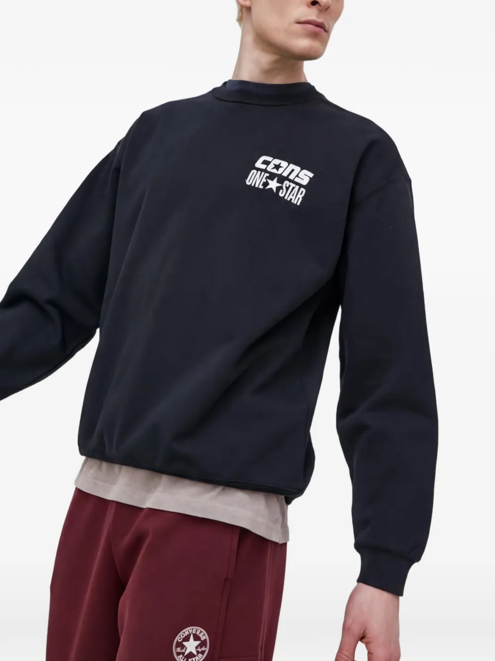 Converse Sweater met logo Zwart