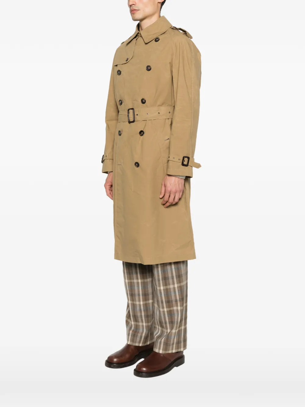 L'impermeabile Vasco trenchcoat met ceintuur Beige