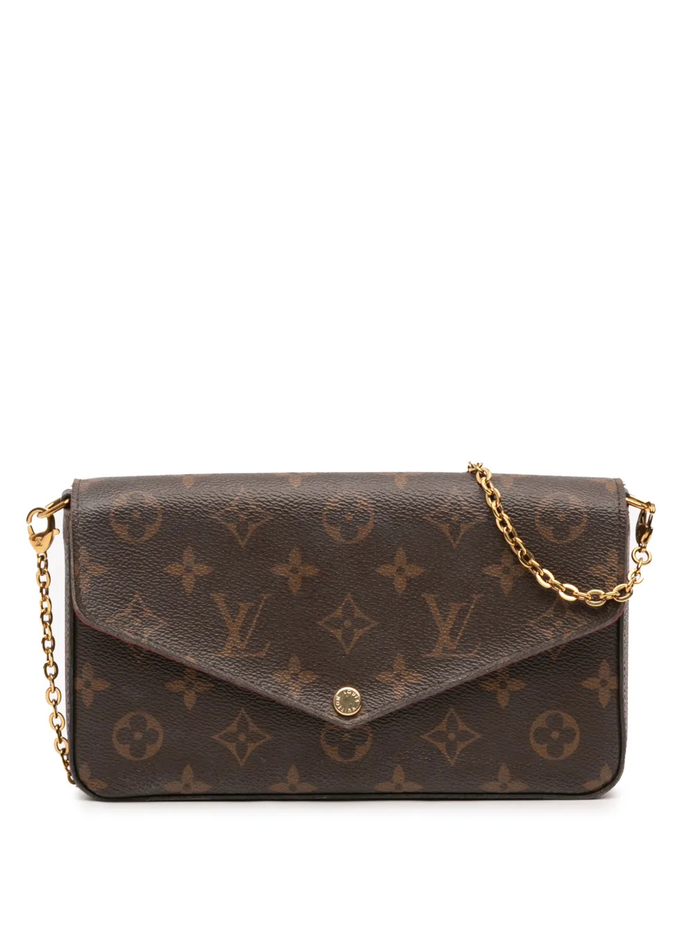 Louis Vuitton Pre-Owned 2009 Monogram Pochette Felicie crossbody bag - Marrone