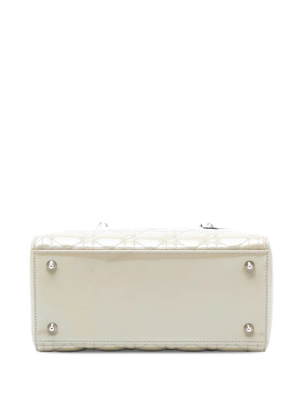 2012 Medium Patent Cannage Lady Dior Satchel