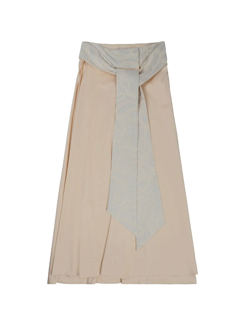 OSCAR The Collection wrap-around maxi skirt