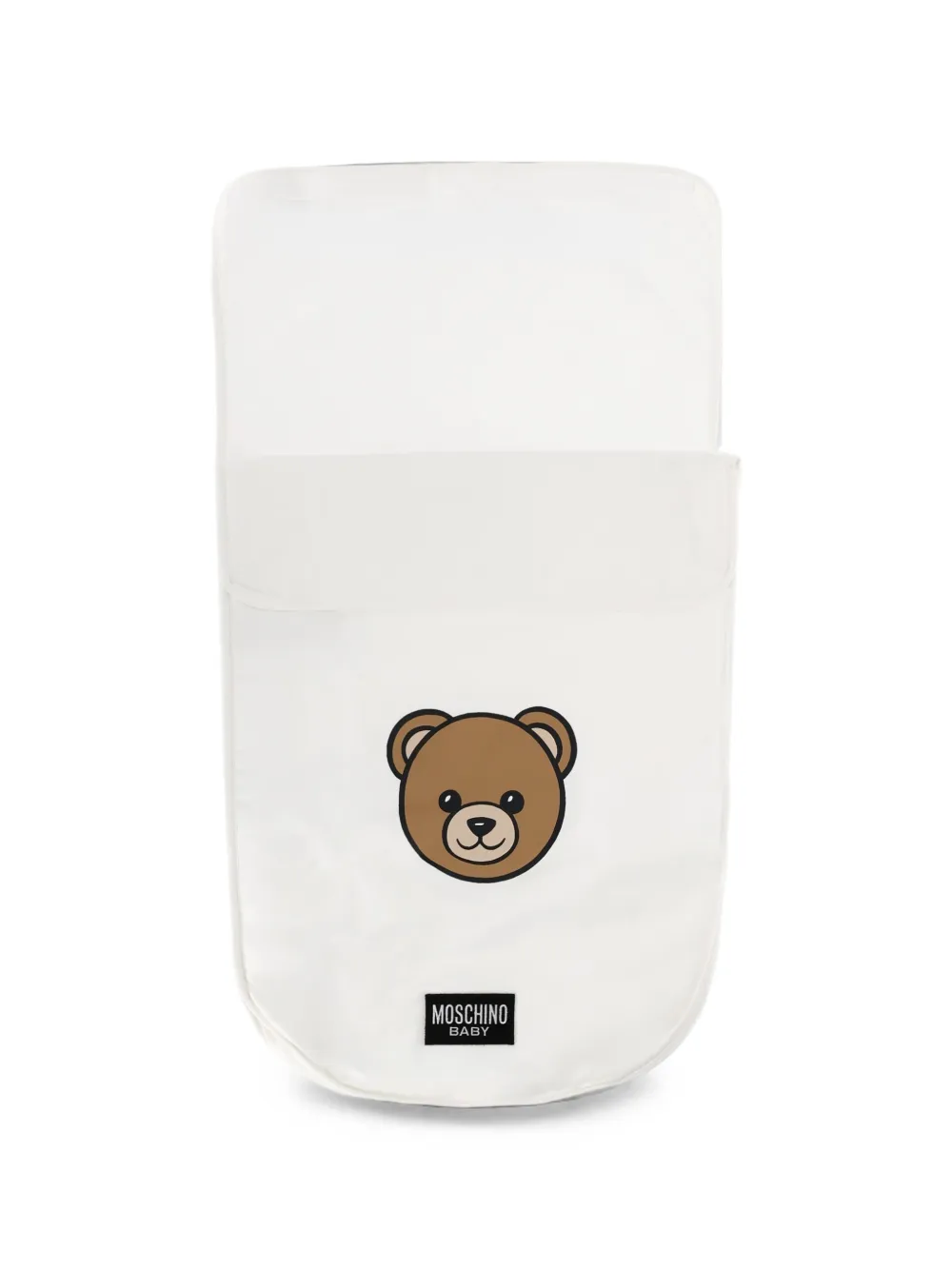 Moschino Kids Paraspiedini Teddy Bear - Bianco