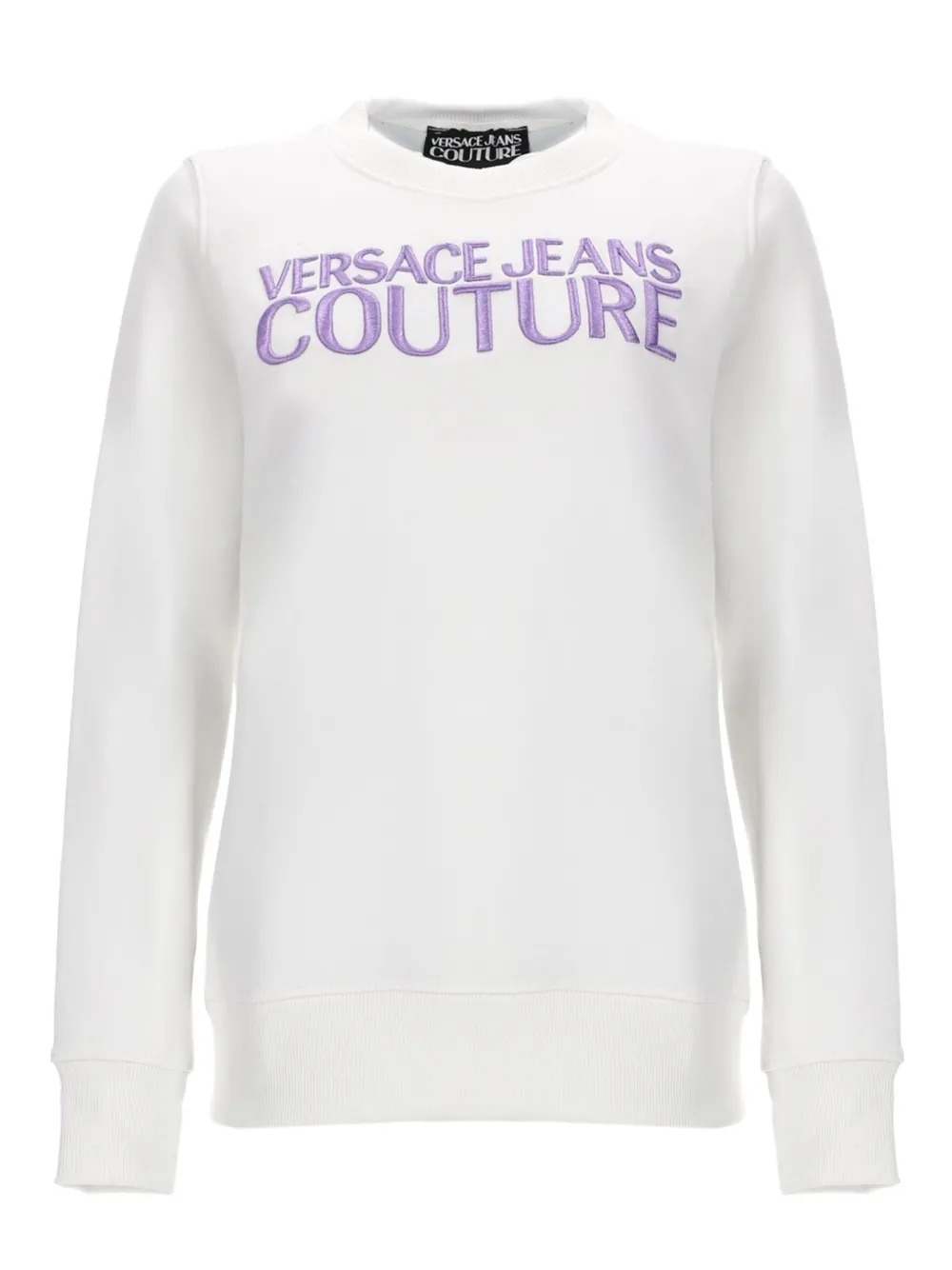  Versace Jeans Couture Chest Logo Sweater - White 