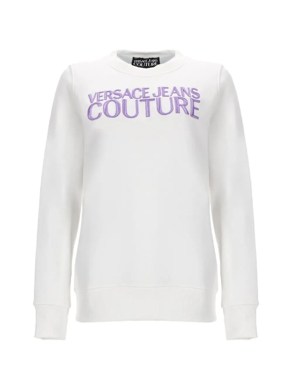 Versace Jeans Couture chest logo sweater - Bianco