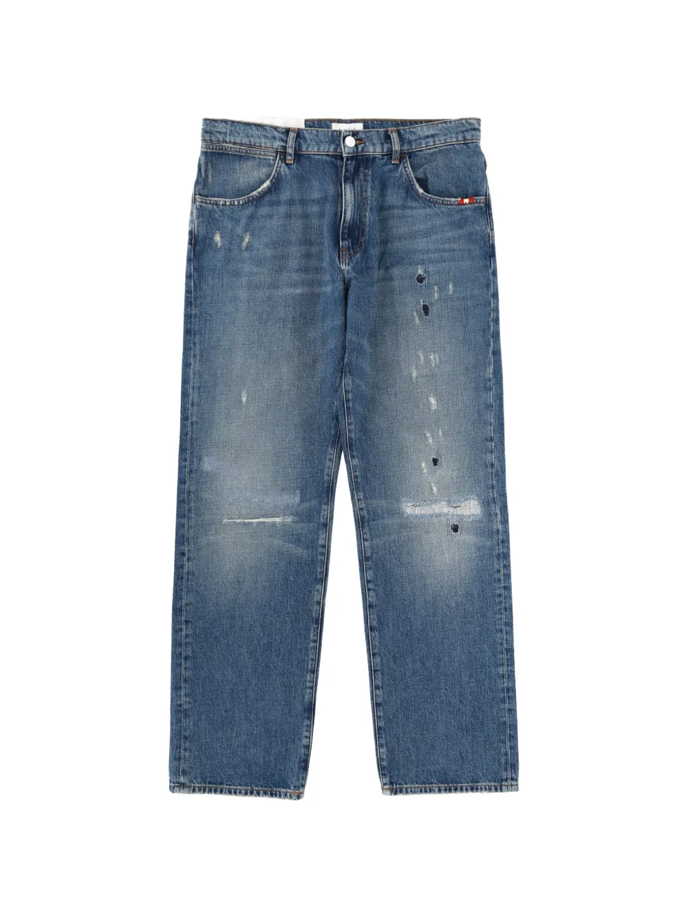 AMISH distressed jeans - Blu