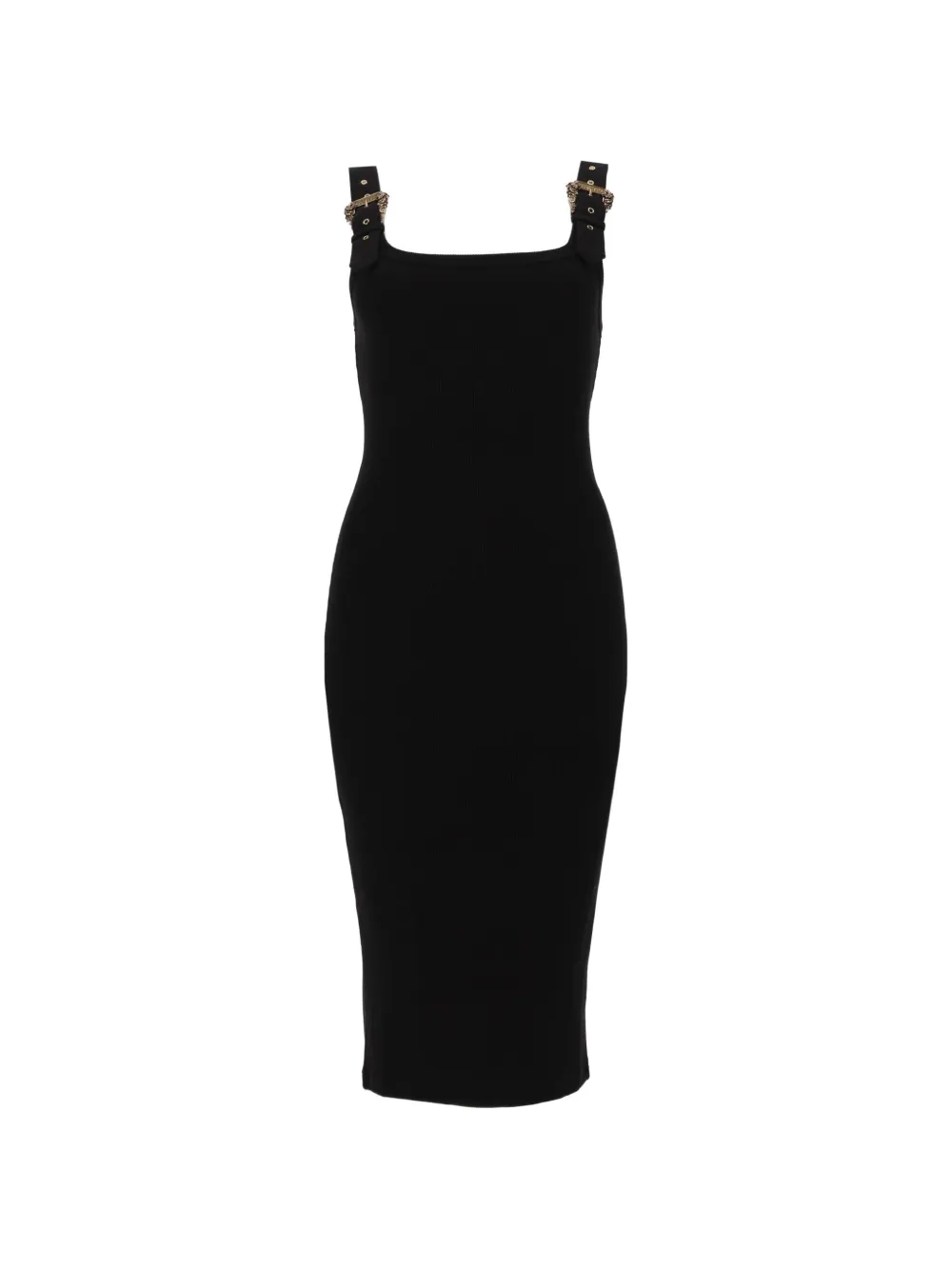 Versace Jeans Couture buckle strap dress - Nero