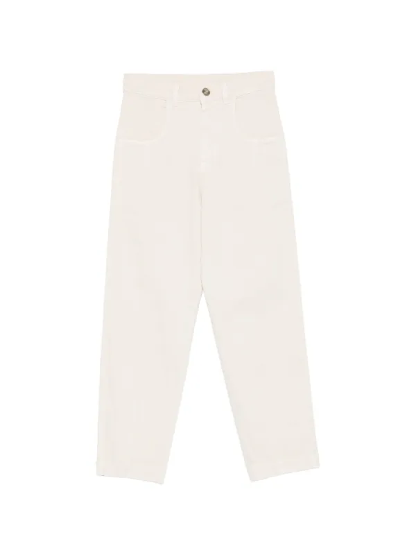 Eleventy Belt-loop Trousers in Neutrals