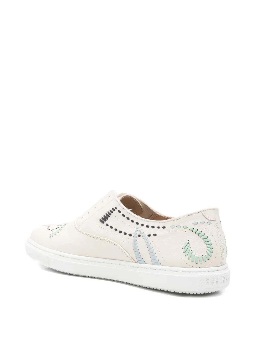 Fratelli Rossetti Slip-on sneakers met ronde neus Beige
