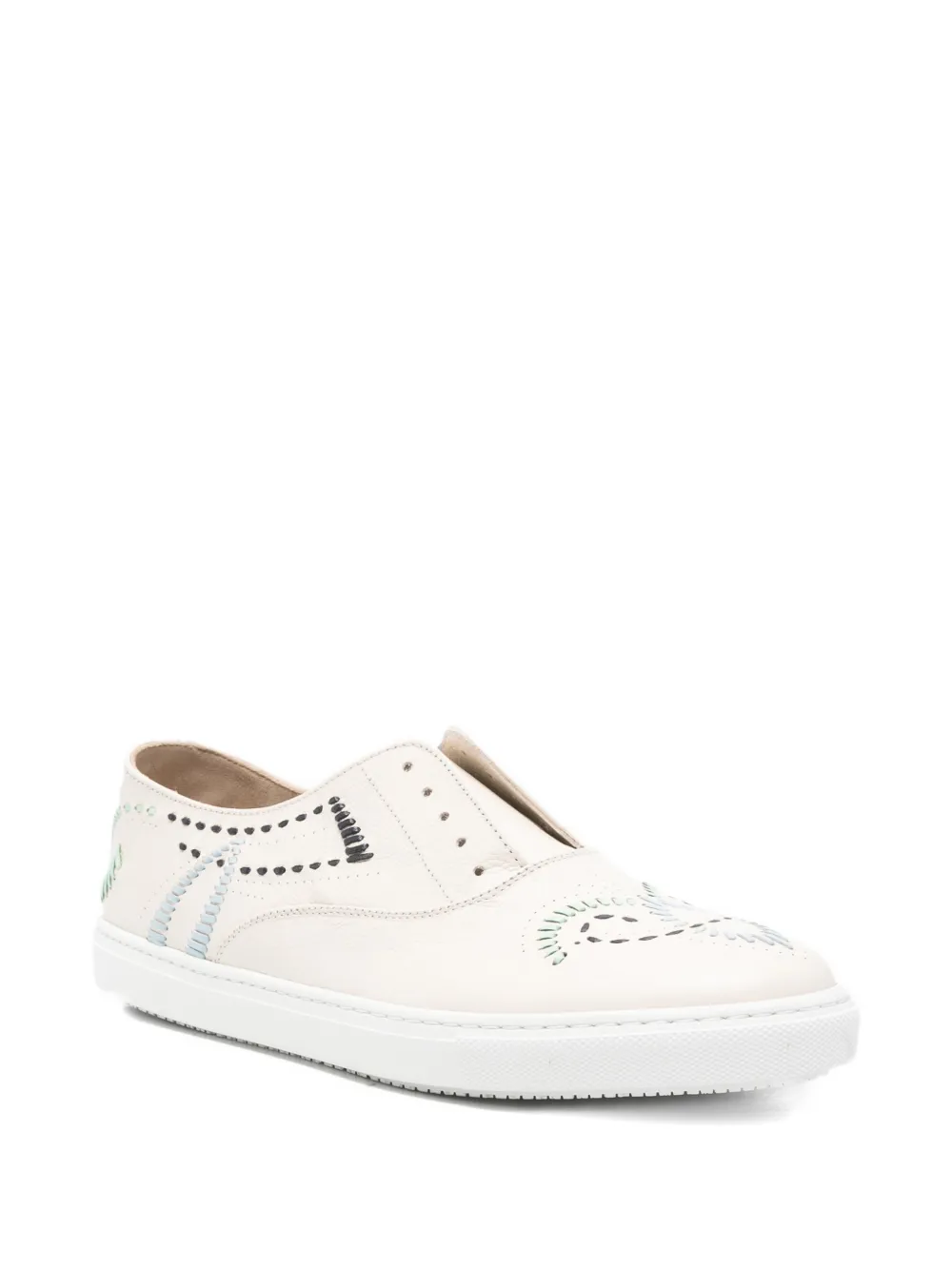 Fratelli Rossetti Slip-on sneakers met ronde neus Beige