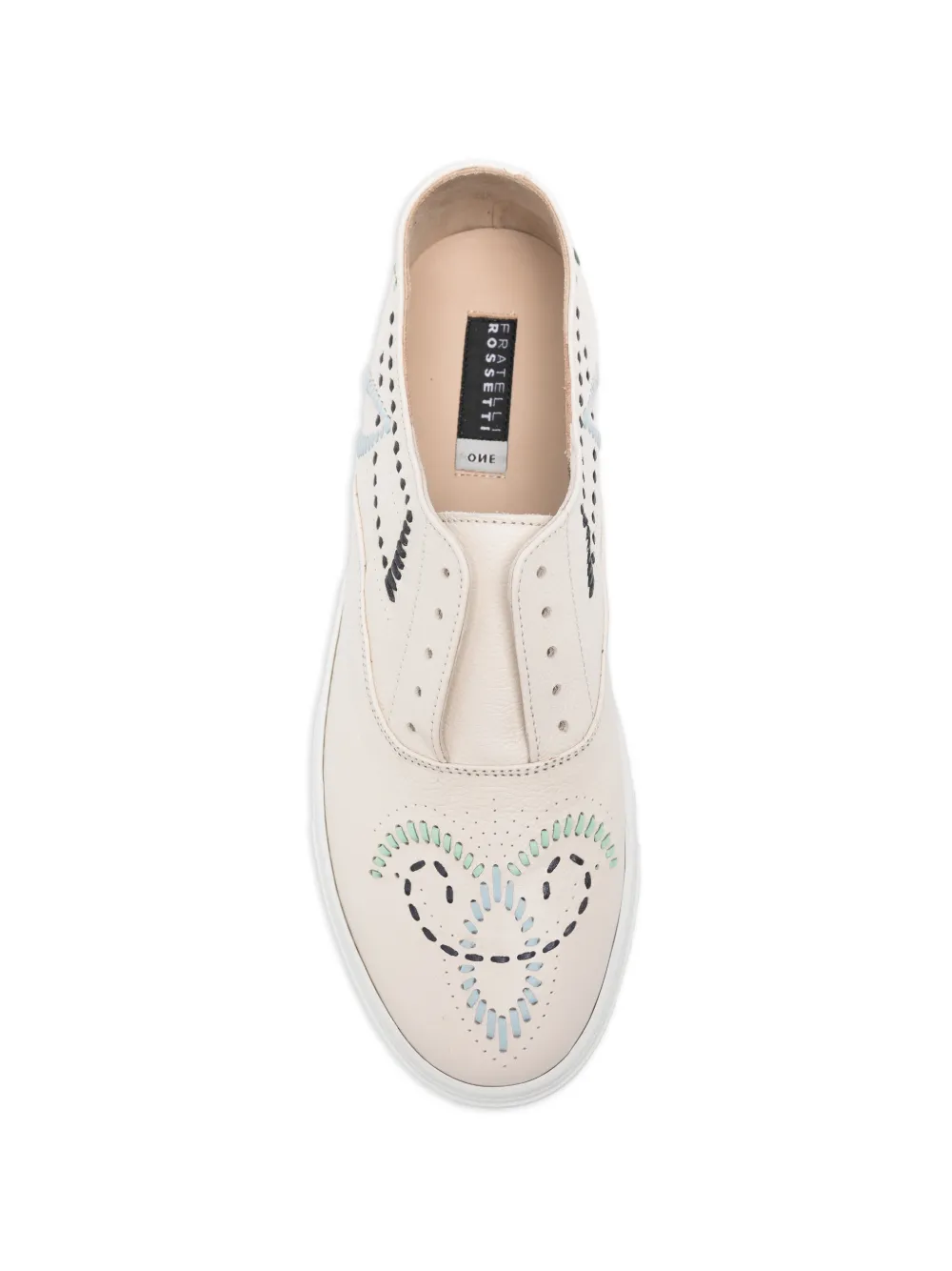 Fratelli Rossetti Slip-on sneakers met ronde neus Beige