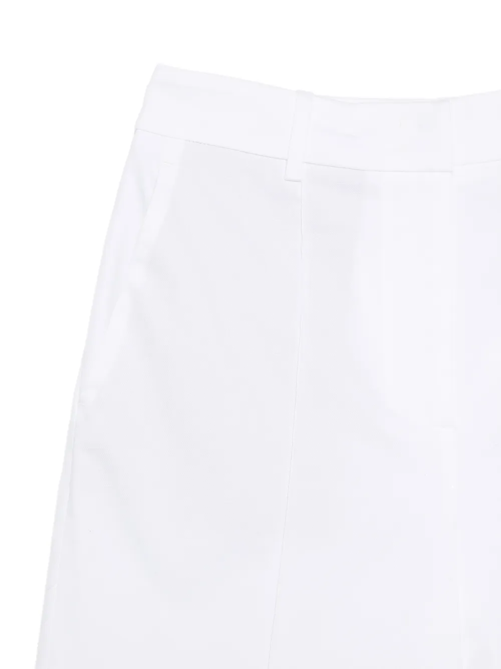 Eleventy Shorts met riemlussen Wit