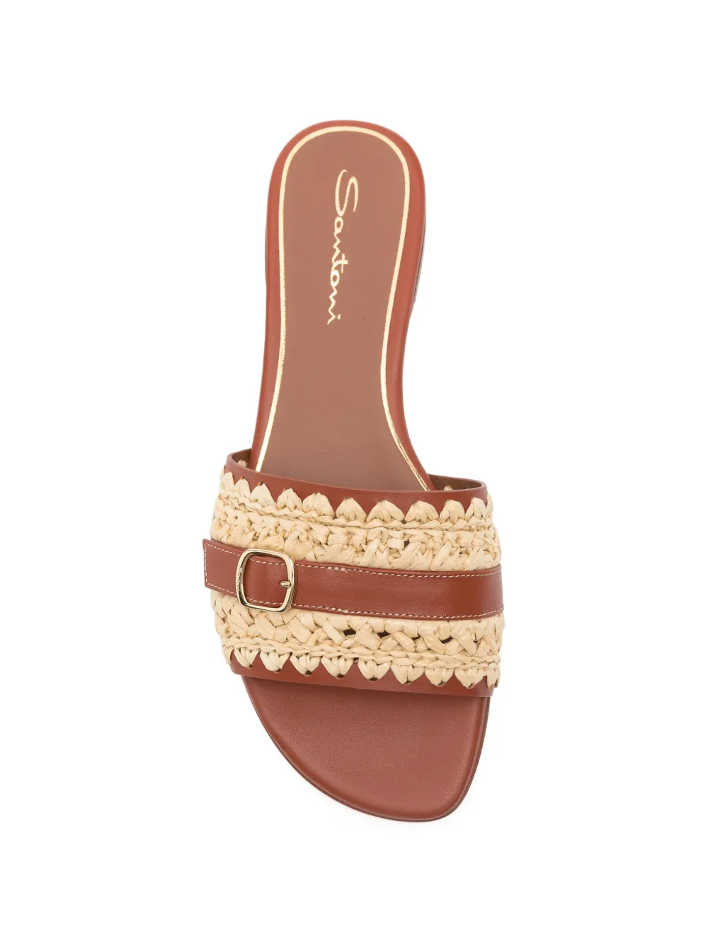 Santoni open-toe flat sandals Bruin
