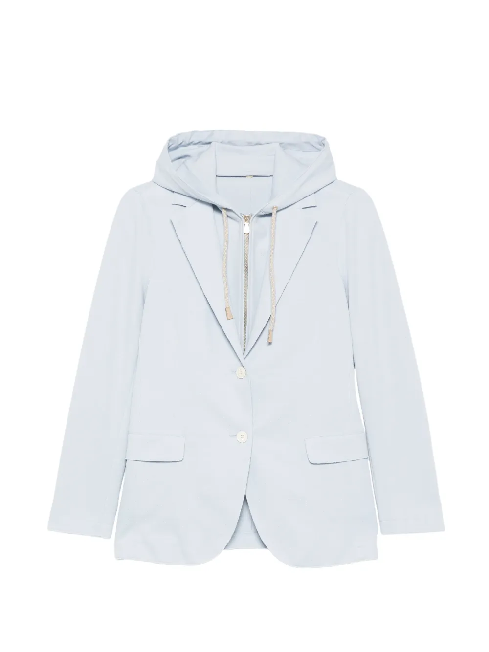 Eleventy hooded blazer - Blau