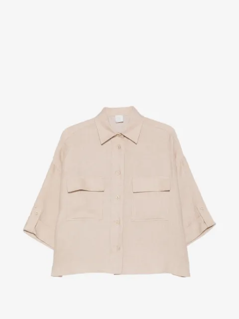 Eleventy flap-pocket shirt
