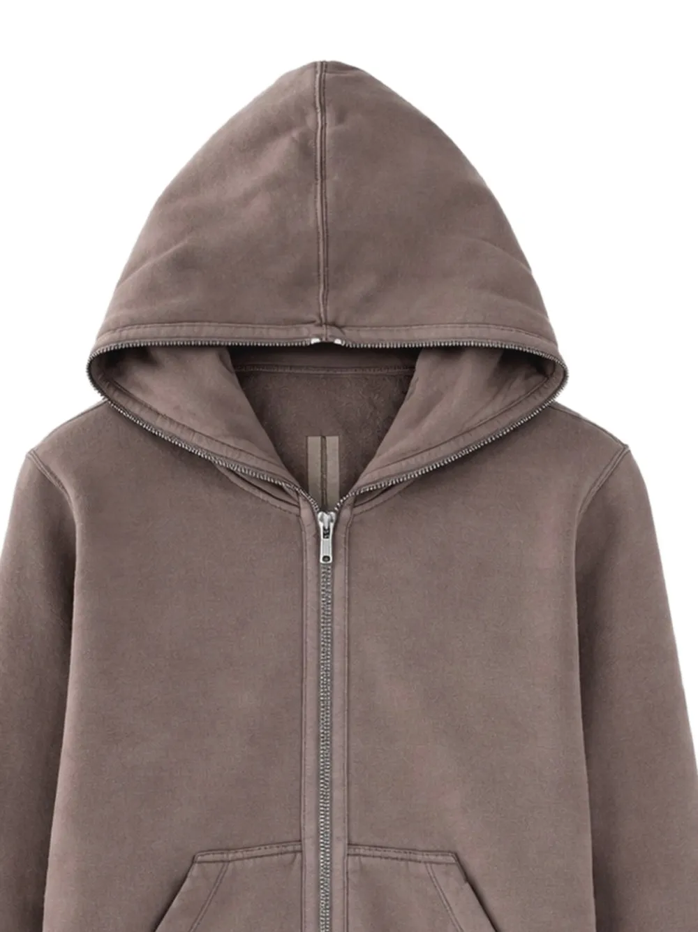 Rick Owens DRKSHDW Gimp hoodie met rits Beige