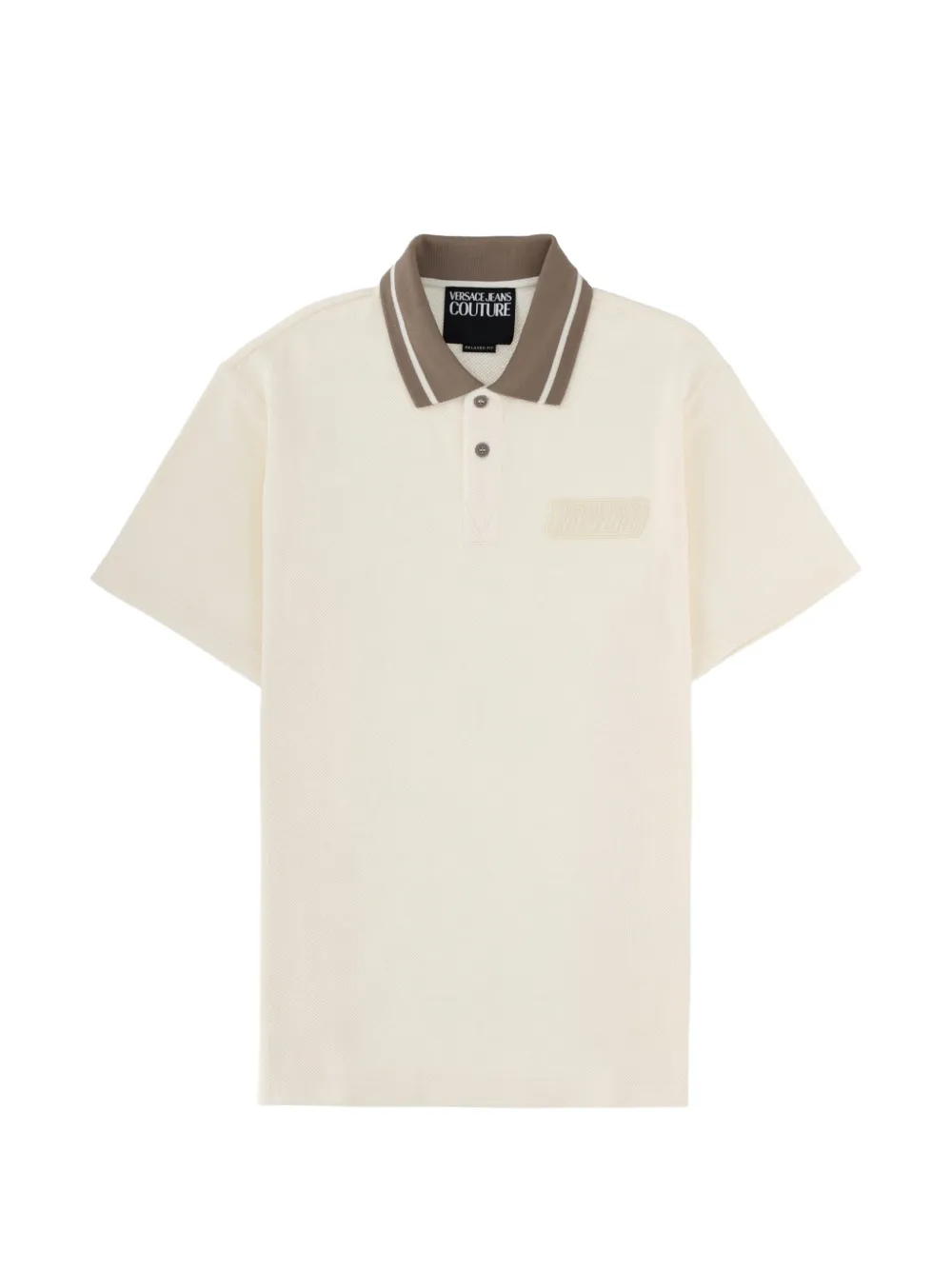 Versace Jeans Couture button-up polo shirt - Nude