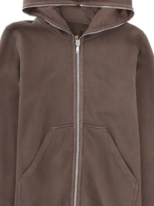 Rick Owens DRKSHDW Zipped Hoodie | Brown | FARFETCH