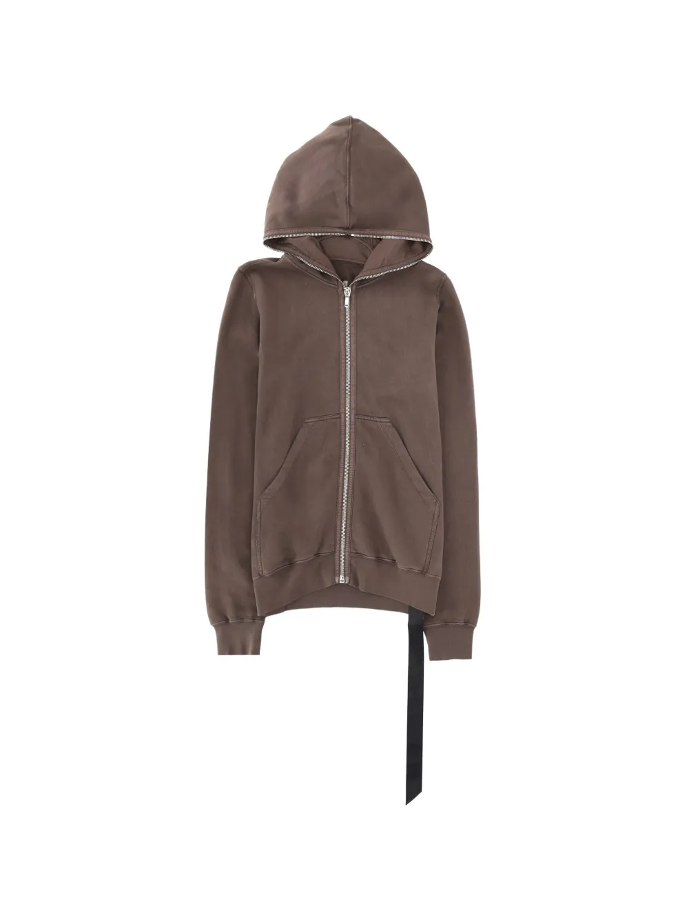 Rick Owens DRKSHDW zipped hoodie - Braun