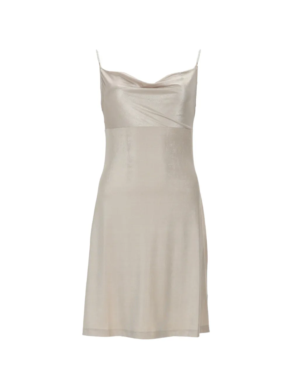 Versace Jeans Couture spaghetti straps mini dress - Toni neutri