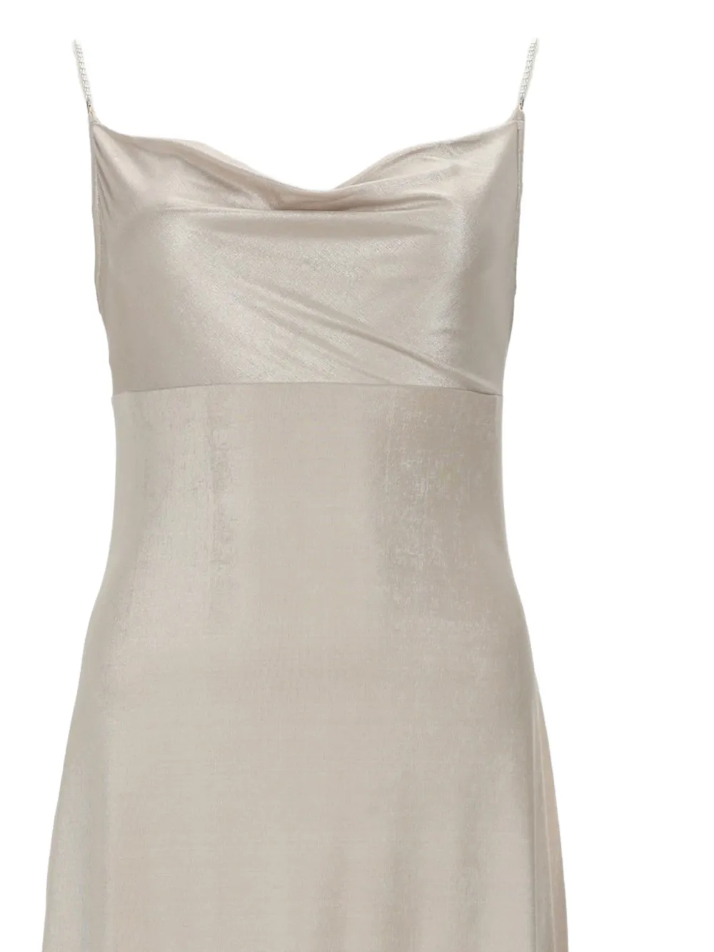 Versace Jeans Couture Mini-jurk met spaghettibandjes Beige