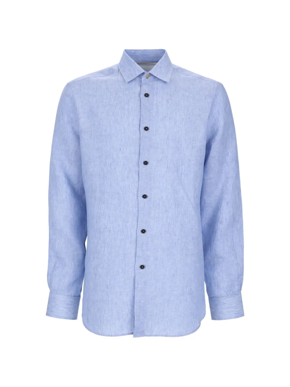 Paul Smith buttoned linen shirt - Blu