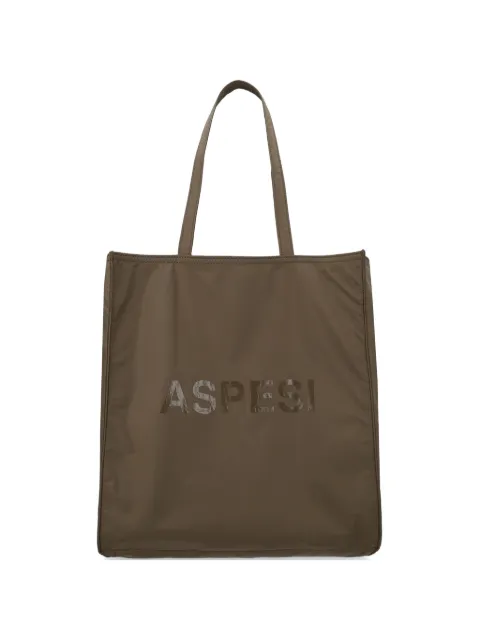 ASPESI logo-print tote bag