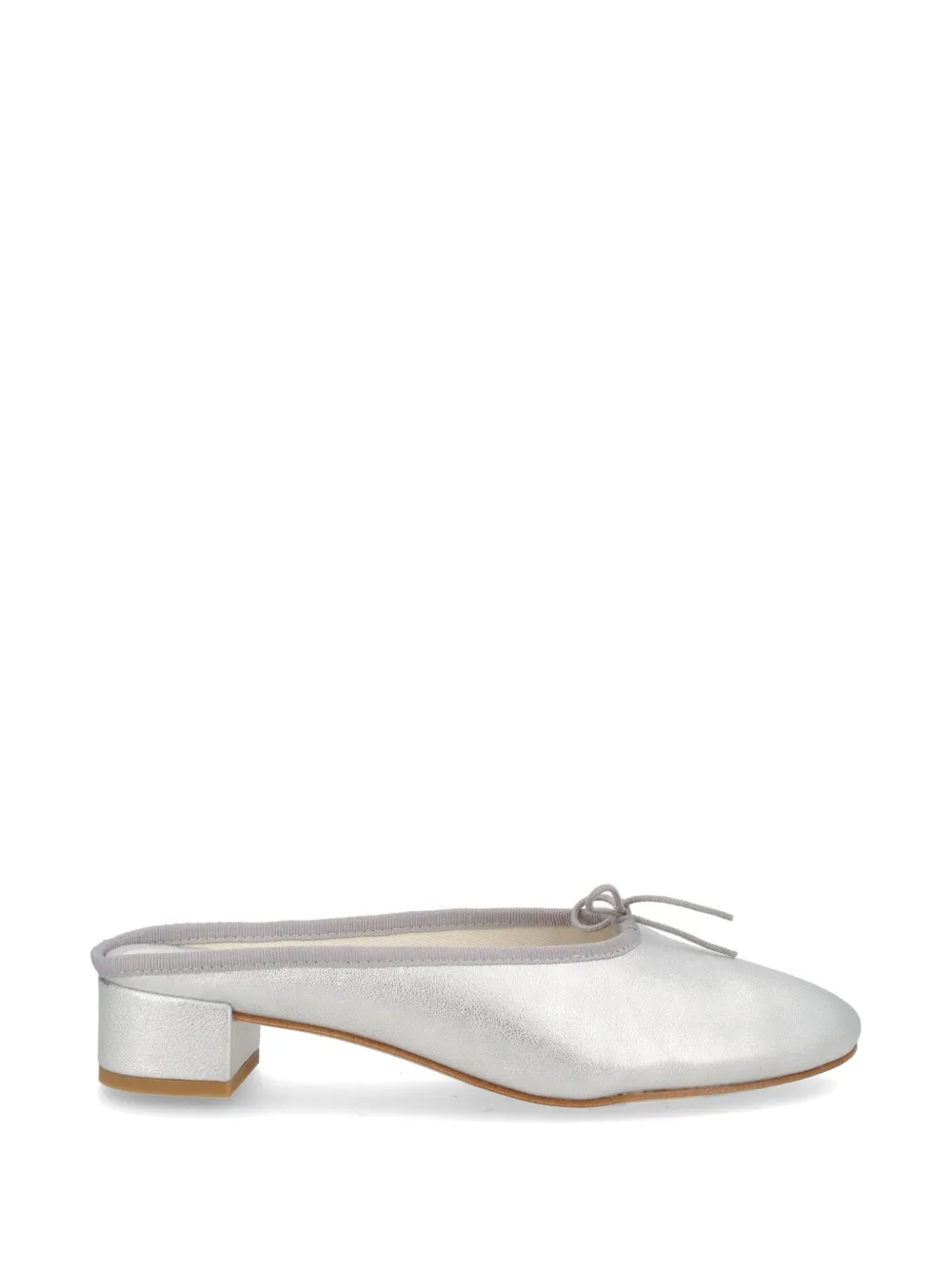 Repetto bow-detail mules - Argento