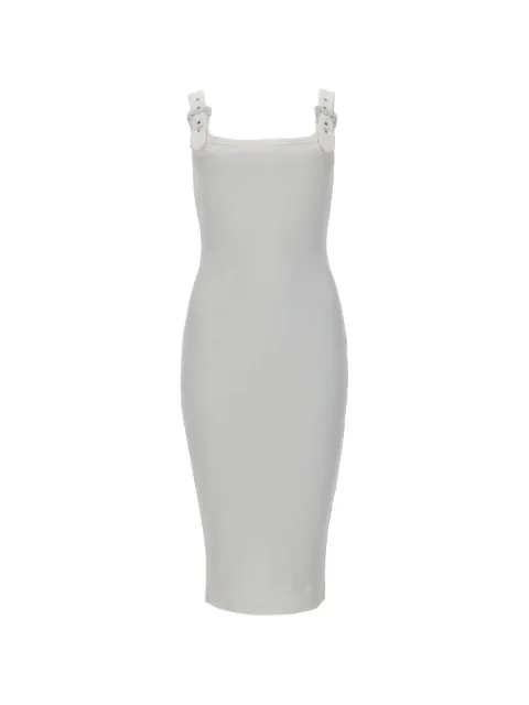 Versace Jeans Couture buckle strap midi dress