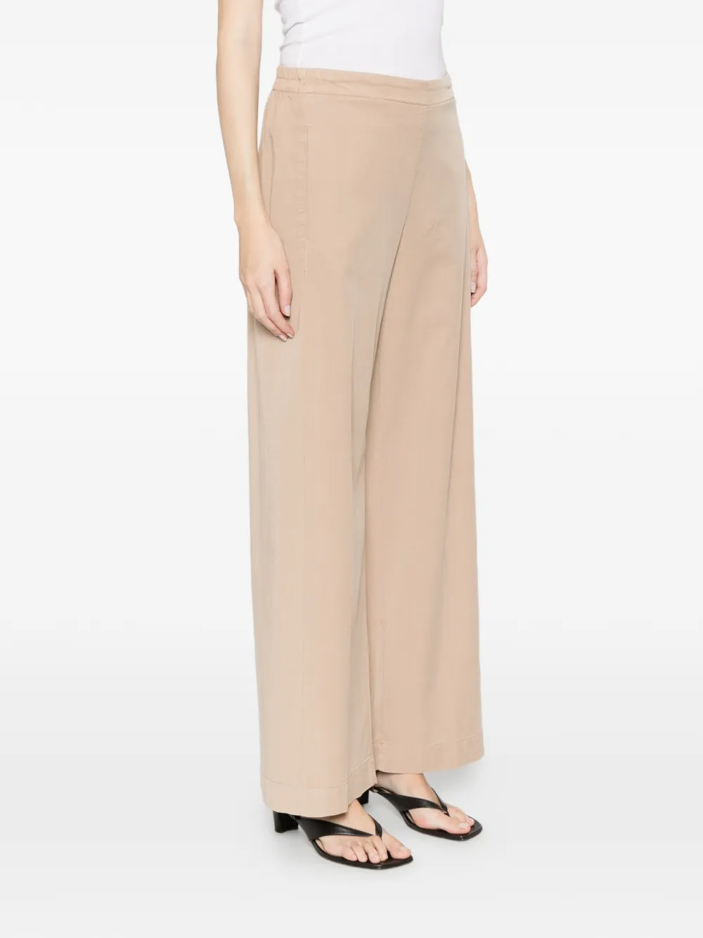 Via Masini 80 Zijden broek Beige