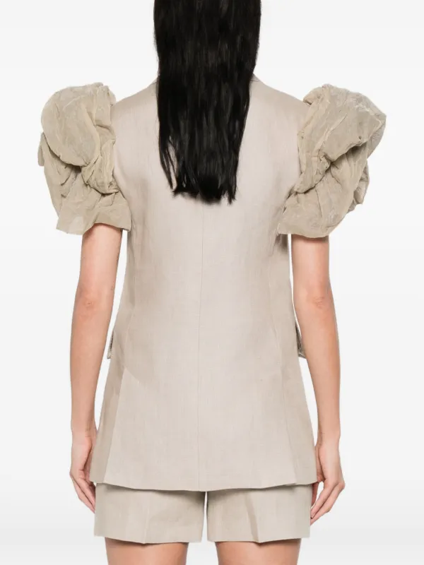 レディース ECRU Rich Frill Gilet