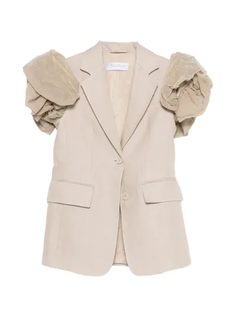 Max Mara Sabituro ruffle sleeve gilet