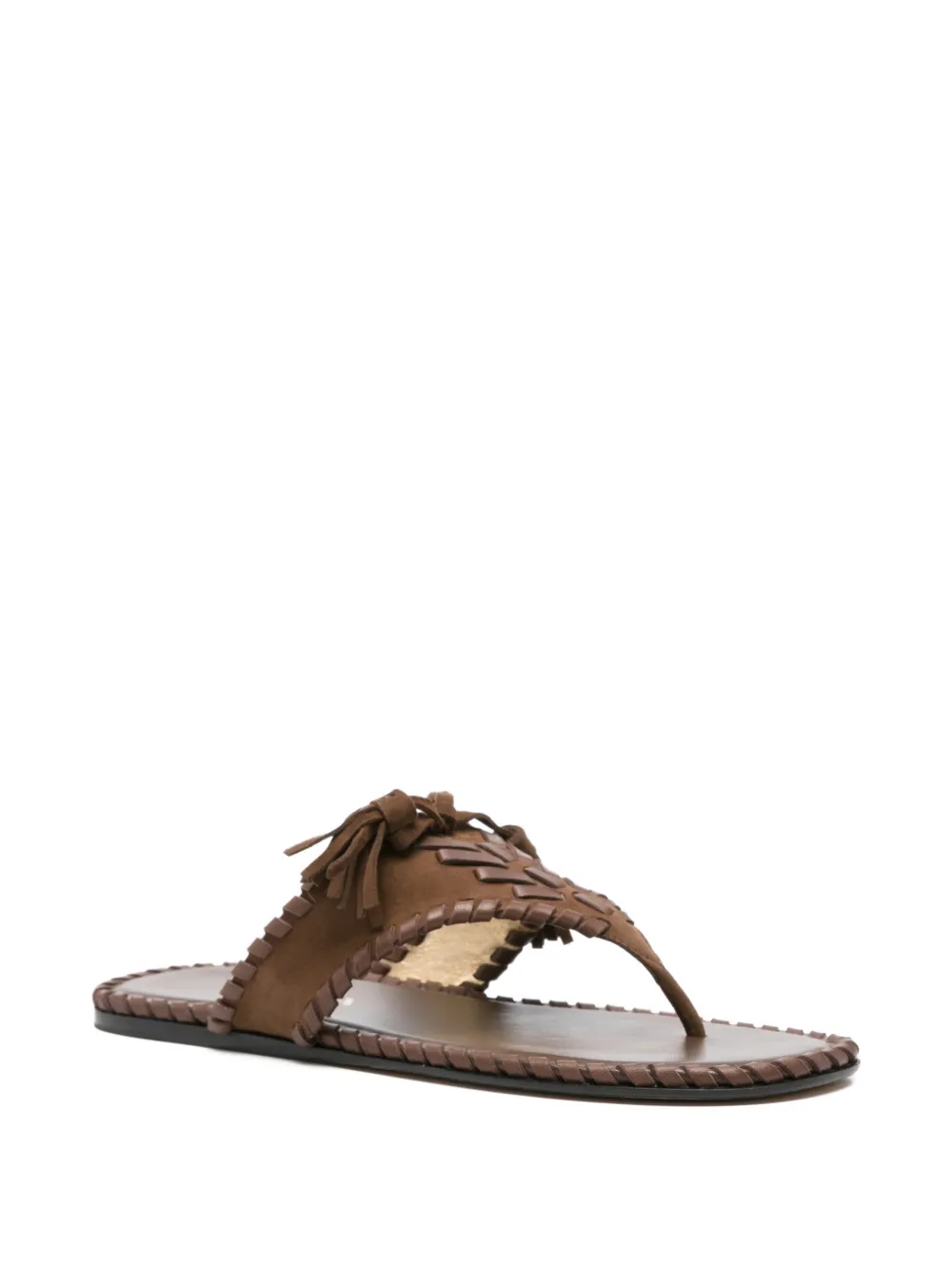 Prada tassel-detail sandals Bruin