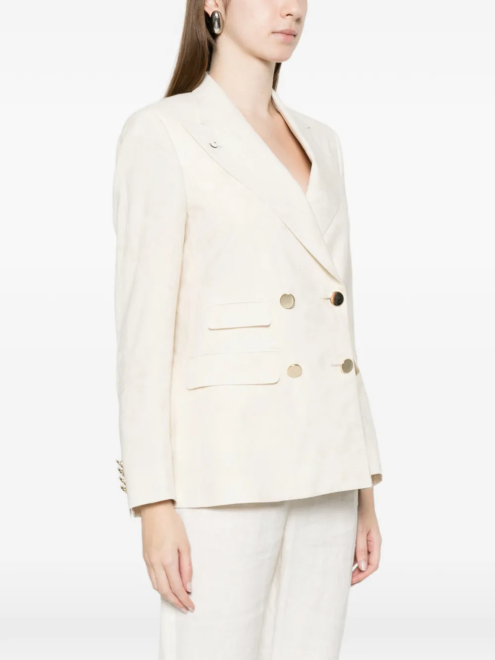  L.b.m. 1911 Elena Double-breasted Blazer - Neutrals 