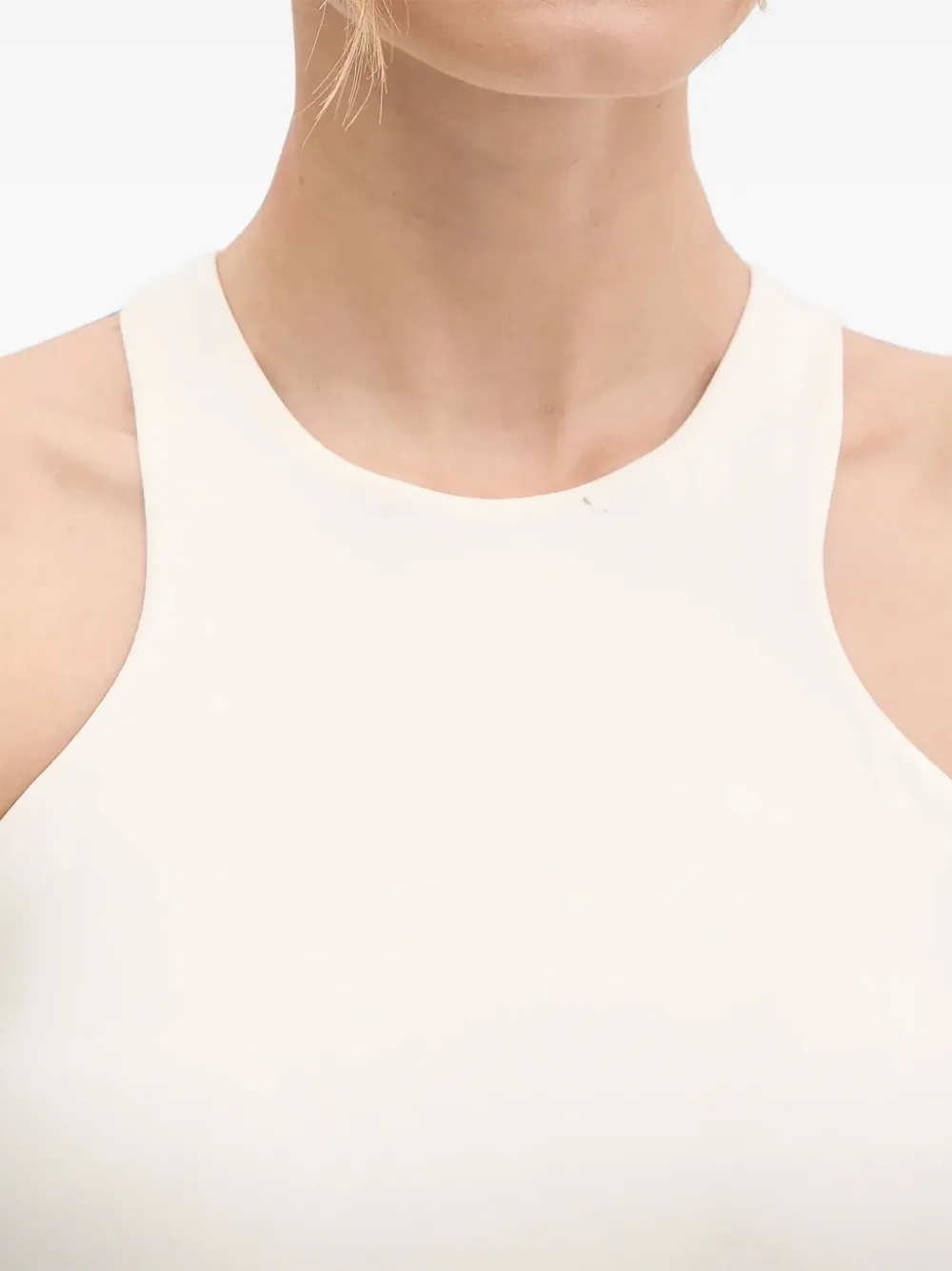 The North Face Refina Longline halterneck sports bra Beige