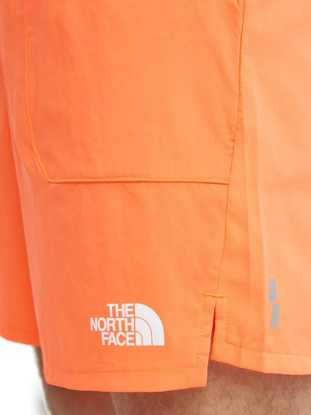 The North Face Trainingsshorts met logoprint Oranje