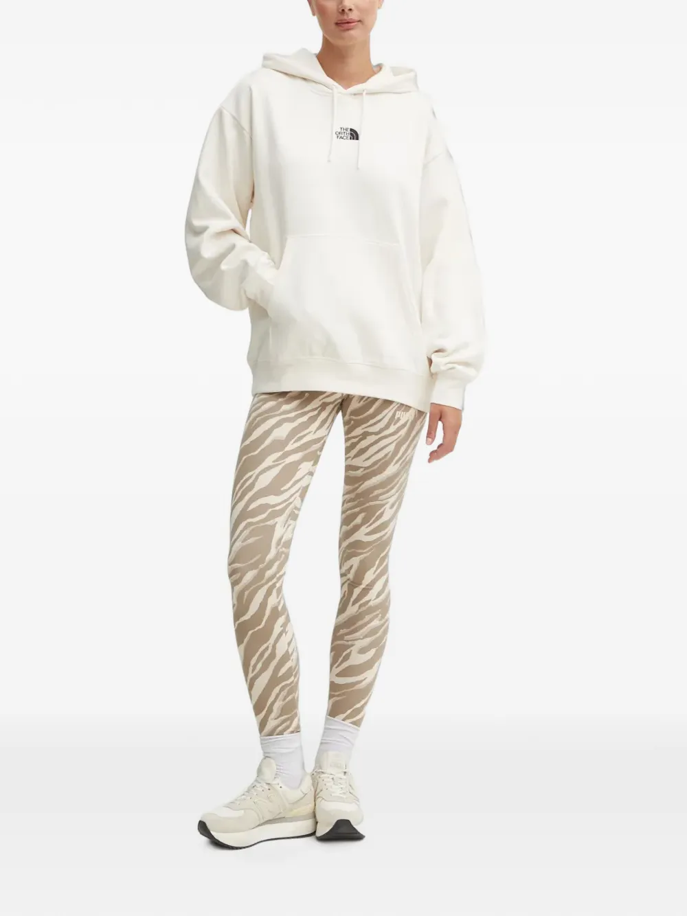 The North Face Sweater met capuchon Beige