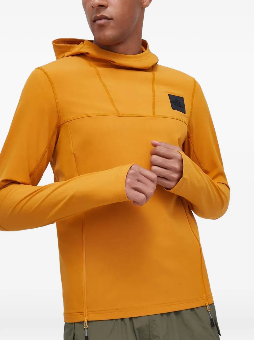 The North Face Hoodie mit Logo-Patch - Gelb