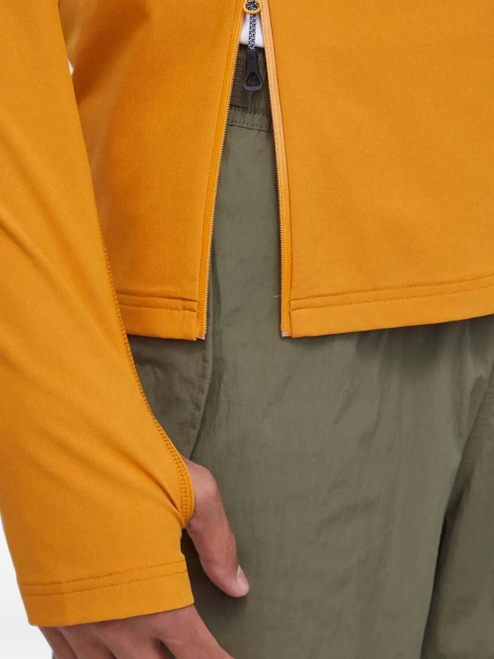 The North Face Hoodie met logopatch Geel